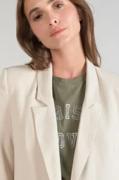 Le Temps des Cerises Veste Blazer Bek Sable Sand Discount