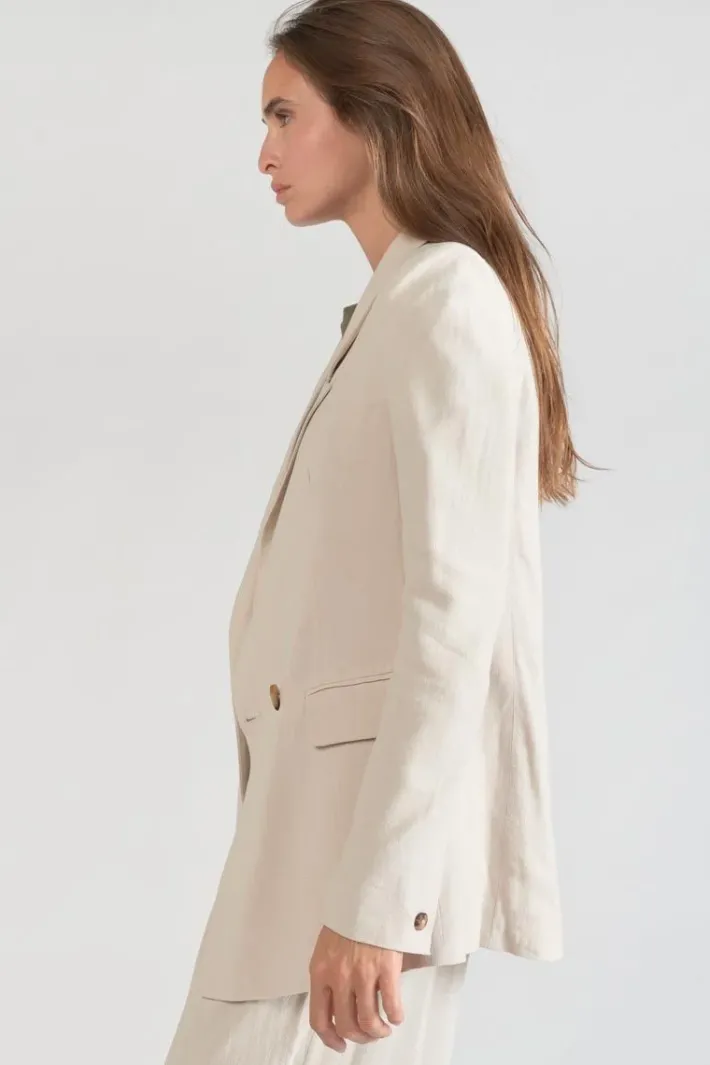 Le Temps des Cerises Veste Blazer Bek Sable Sand Discount