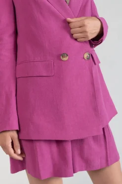 Le Temps des Cerises Veste Blazer Bek Violine Aster Shop