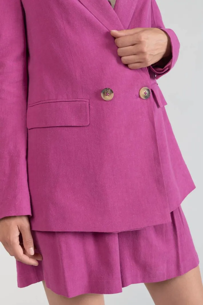 Le Temps des Cerises Veste Blazer Bek Violine Aster Shop