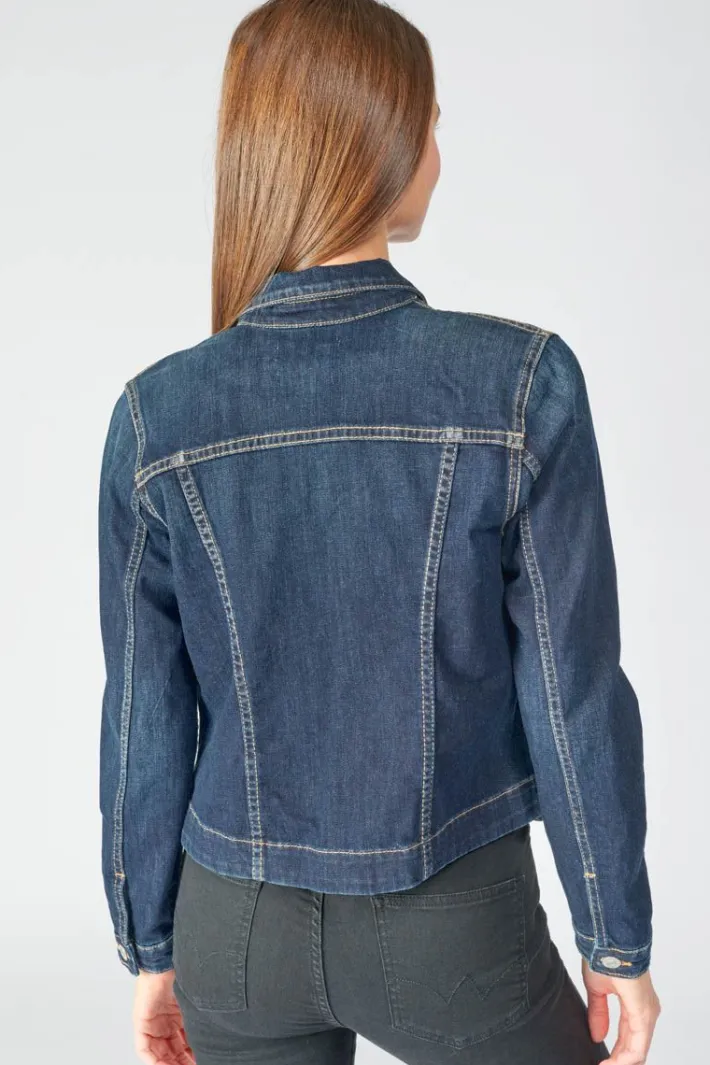 Le Temps des Cerises Veste En Jeans Lilly Bleu Fonce Blue New