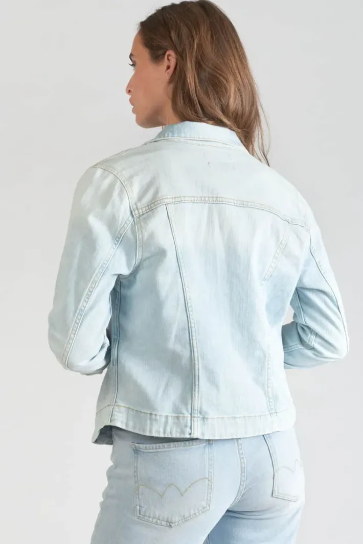 Le Temps des Cerises Veste En Jeans Lilly Bleu Tres Clair Blue New