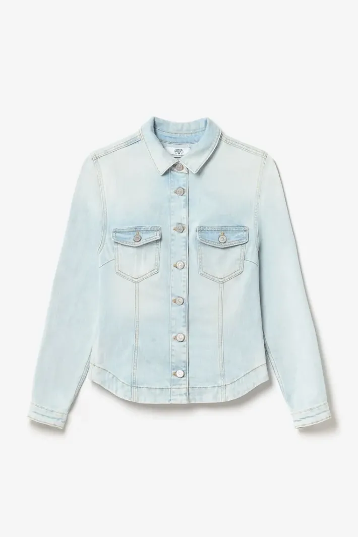 Le Temps des Cerises Veste En Jeans Lilly Bleu Tres Clair Blue New