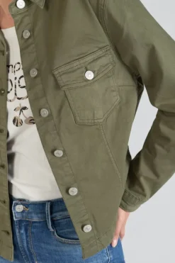 Le Temps des Cerises Veste Lilly Kaki Lizard Discount
