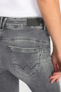 Le Temps des Cerises Vex Pulp Regular Taille Haute 7/8Eme Jeans Gris N°2 Grey Best Sale