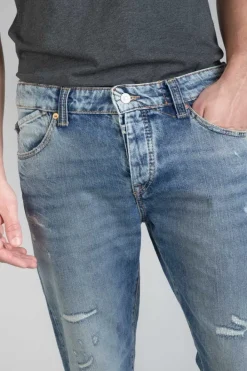 Le Temps des Cerises Vintage 700/20 Regular Jeans Destroy Bleu N°4 Blue New