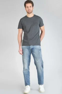Le Temps des Cerises Vintage 700/20 Regular Jeans Destroy Bleu N°4 Blue New