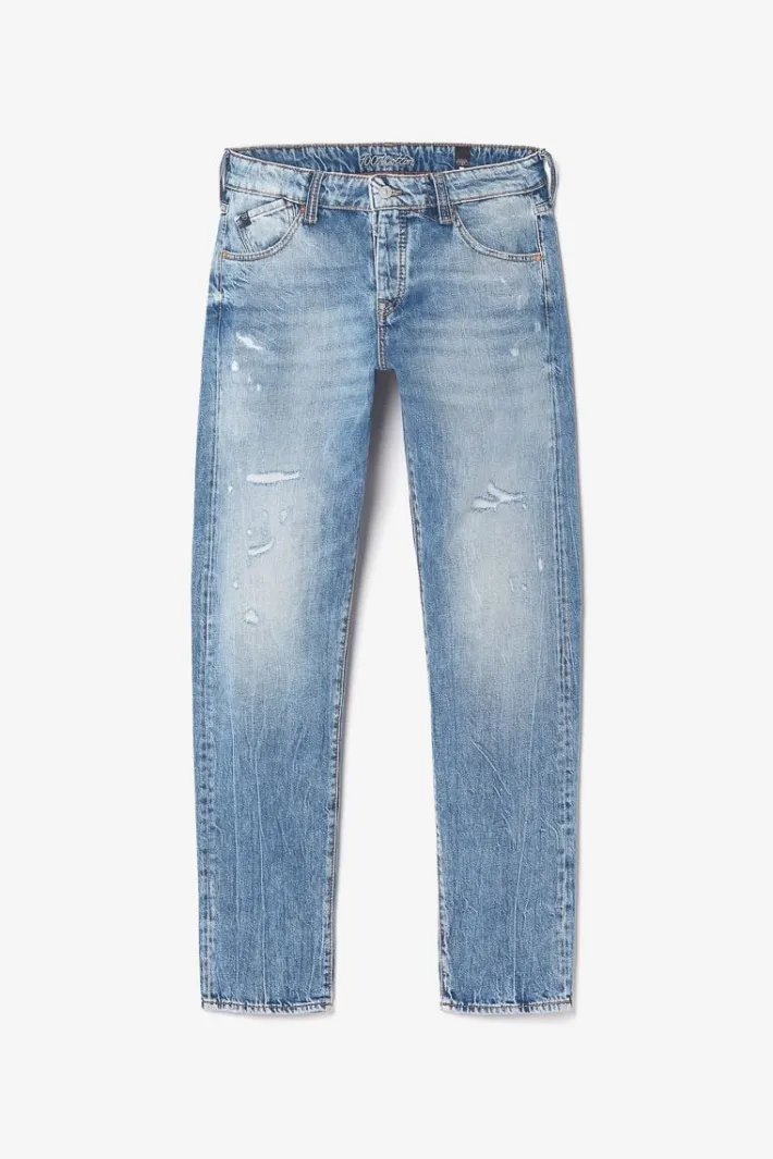 Le Temps des Cerises Vintage 700/20 Regular Jeans Destroy Bleu N°4 Blue New