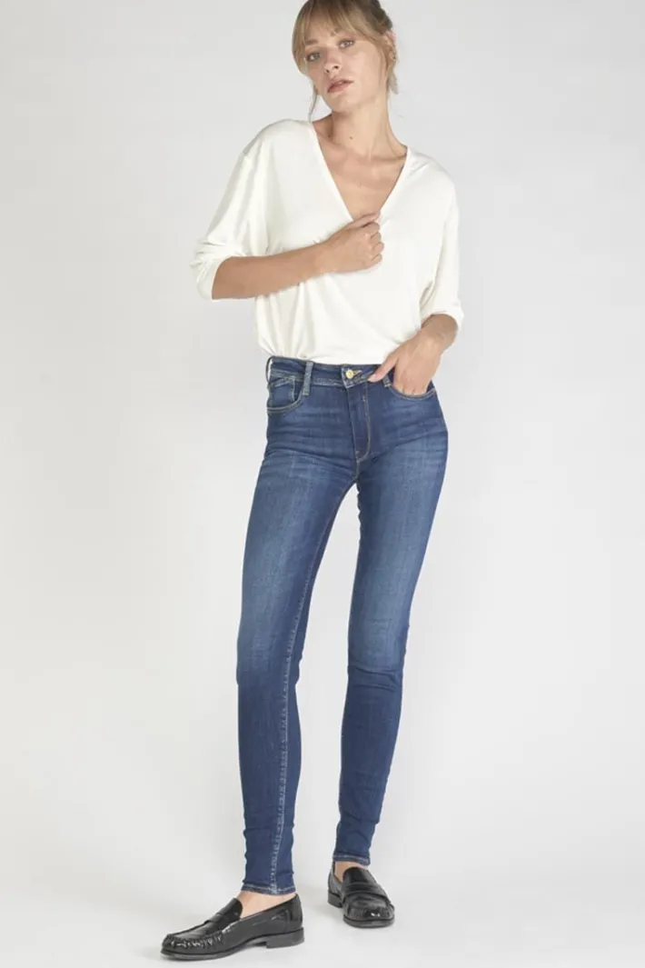 Le Temps des Cerises Vivi Pulp Slim Taille Haute Jeans Bleu N°1 Blue Hot