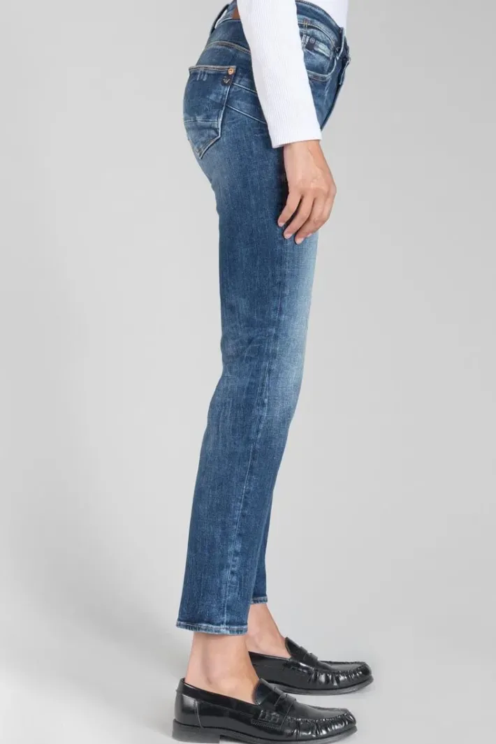 Le Temps des Cerises Zep Pulp Regular Taille Haute 7/8Eme Jeans Destroy Bleu N°2 Blue Cheap