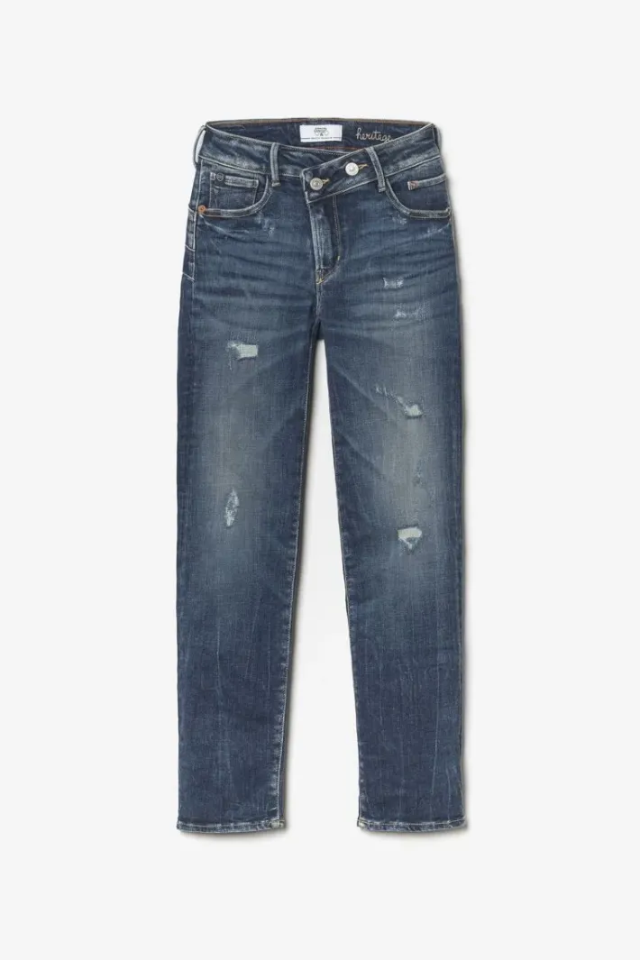 Le Temps des Cerises Zep Pulp Regular Taille Haute 7/8Eme Jeans Destroy Bleu N°2 Blue Cheap